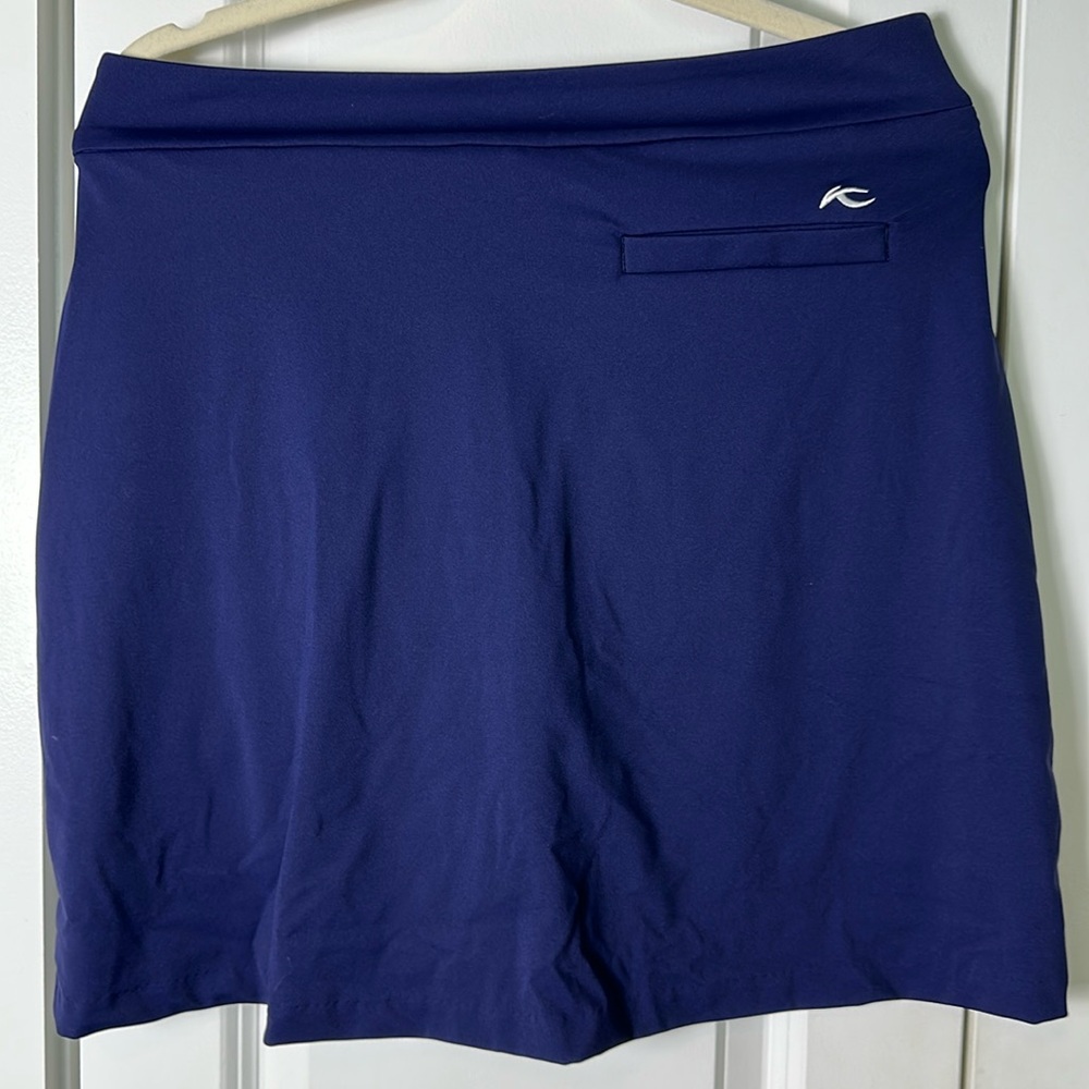 KJUS Women's Blue Skort w/ pockets - Picture 2 of 3